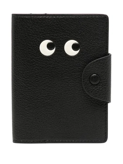 Anya Hindmarch Eyes Pass-etui In Schwarz