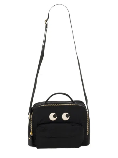 Anya Hindmarch Eyes Shoulder Bag In Black