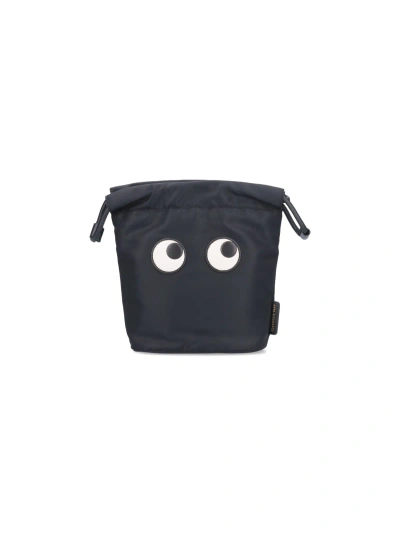 Anya Hindmarch Eyes Pouch In Black