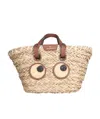 Anya Hindmarch Eyes Straw Tote Bag In Multi