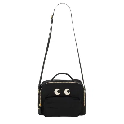Anya Hindmarch Eyes Shoulder Bag In Black