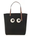 Anya Hindmarch Eyes Small Tote Bag In Black