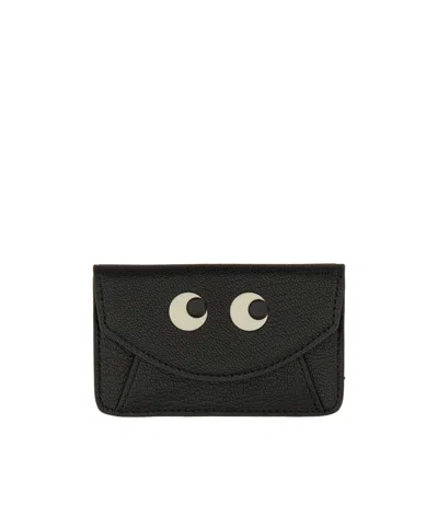 Anya Hindmarch Women Black Leather Card Holder