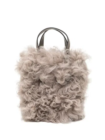 Anya Hindmarch Eyes Tote Bag In Neutral