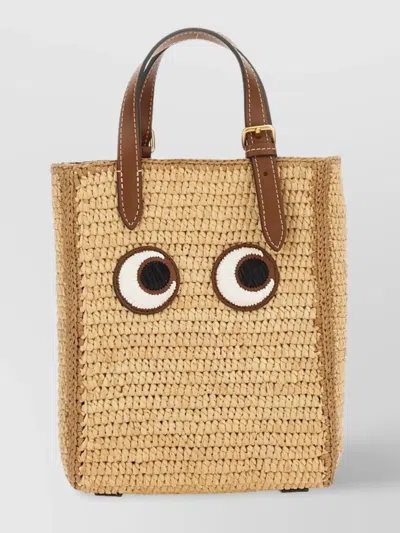 Anya Hindmarch Hugo Boss Polo Shirt Grey With Contrasting Logo In Brown