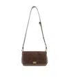 Anya Hindmarch Suede Cross-body Bag Adjustable Strap In Brown
