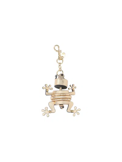 Anya Hindmarch Frog Keychain Charm - Gold
