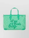 Anya Hindmarch Xs Tote Bag With I Am A Plastic Bag Pattern In Green