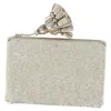 Anya Hindmarch Georgiana Clutch In Metallic Gold Glitter In Gold