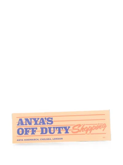 Anya Hindmarch Graphic-print Sticker In Orange