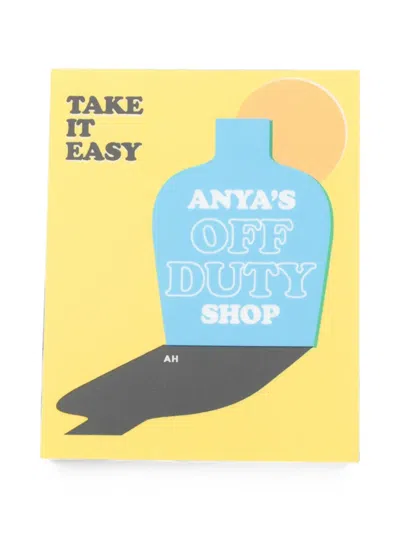 Anya Hindmarch Graphic-print Sticker In Yellow
