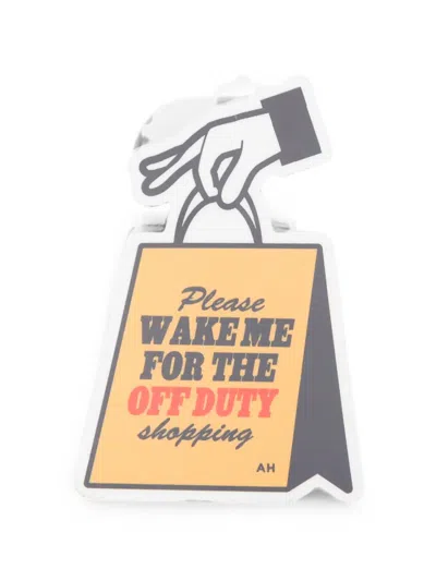 Anya Hindmarch Graphic-print Sticker In Yellow