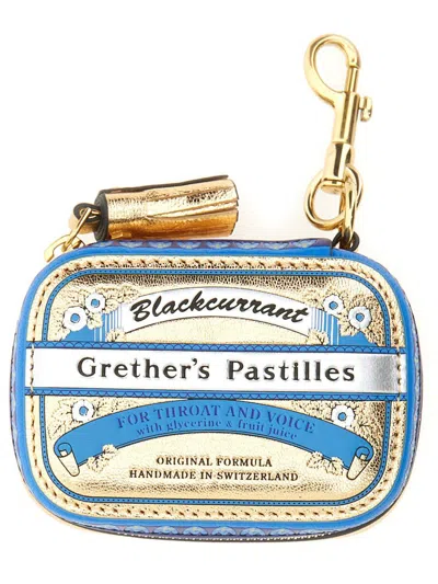 Anya Hindmarch "grether's Pastilles" Coin Purse In Gold