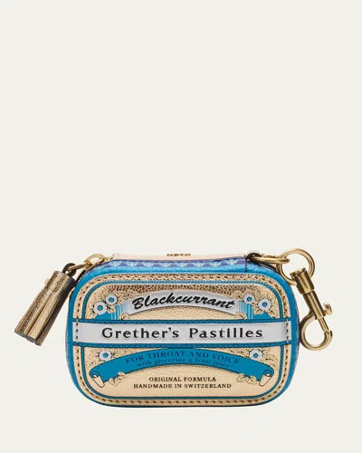 Anya Hindmarch Grether's Pastilles Leather Bag Charm In Gold