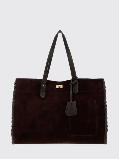 Anya Hindmarch Mortimer Whipstitch-trim Tote Bag In Brown