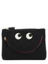 Anya Hindmarch Happy Eyes" Pouch In Black