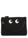 ANYA HINDMARCH ANYA HINDMARCH HAPPY EYES ZIPPED POUCH