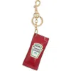Anya Hindmarch Heinz® Ketchup Leather Bag Charm In Red