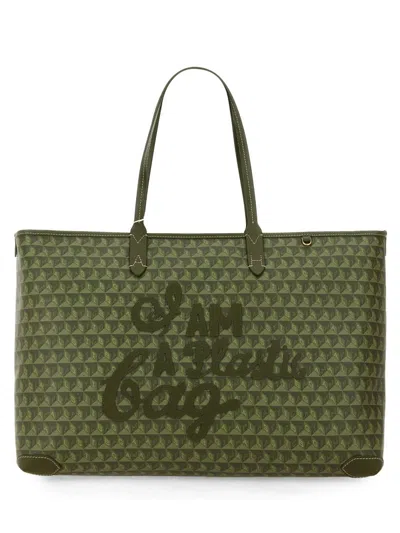 Anya Hindmarch Women's I Am A Plastic Bag Bag In Green