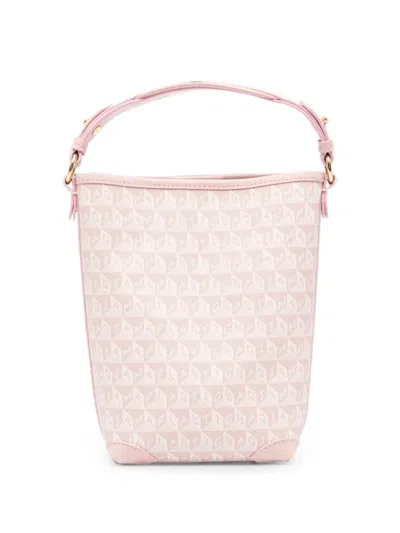 Anya Hindmarch Mini I Am A Plastic Bag Bucket In Pink