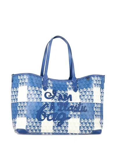 Pre-owned Anya Hindmarch I Am A Plastic Bag Tote Bag In Blue