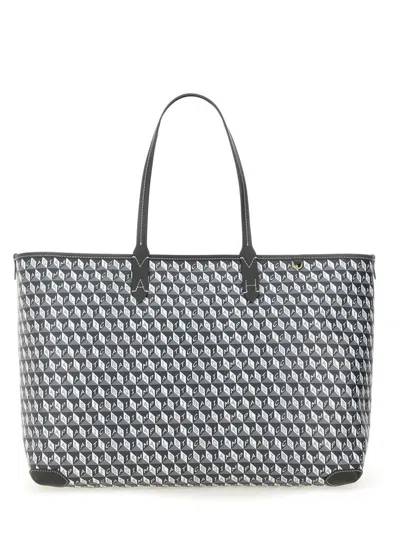 Anya Hindmarch I Am A Plastic Mini Handbag In Grey