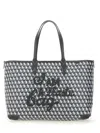 Anya Hindmarch I Am A Plastic Bag Zipped Motif Tote Bag In Grey