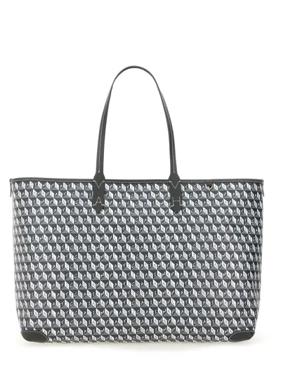 Anya Hindmarch "i Am A Plastic Bag" Tote Bag Small In Gray