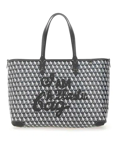 ANYA HINDMARCH BOLSA BANDOLERA - GRIS