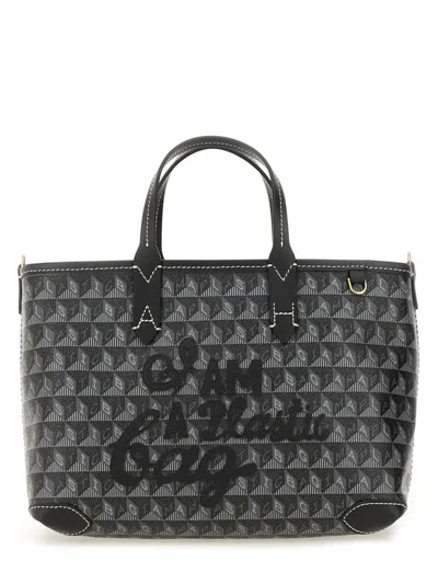 Anya Hindmarch I Am A Plastic Bag Tote Bag Xs In Black