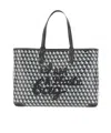 Anya Hindmarch I Am A Plastic Bag Zipped Motif Tote Bag In Gray