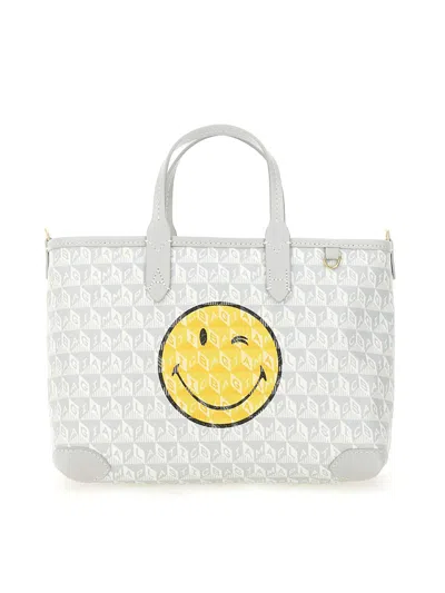 ANYA HINDMARCH I AM A PLASTIC BAG WINK TOTE BAG XS