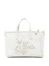 Anya Hindmarch Xs Tote Bag With I Am A Plastic Bag Pattern In White