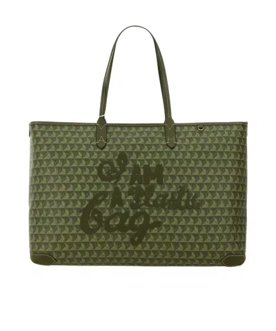 Anya Hindmarch Women's I Am A Plastic Bag Bag In Green