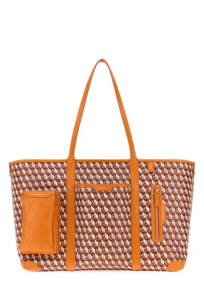 Anya Hindmarch I Am A Plastic Mini Printed Canvas Handbag
