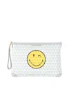 Anya Hindmarch I Am A Plastic Bag Coated-canvas Pouch In Multicolour