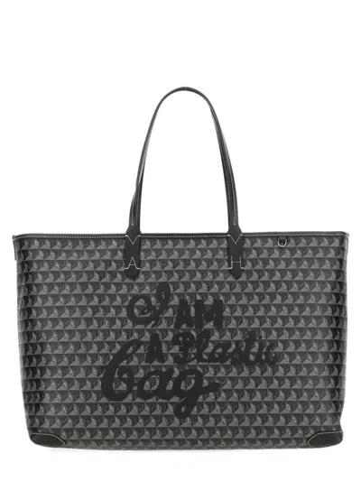 ANYA HINDMARCH I AM PLASTIC BAG" TOTE BAG