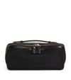 Anya Hindmarch Jacquard Dressing Table Case In Black