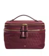 Anya Hindmarch Jacquard Vanity Kit Travel Bag In Brown