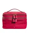 ANYA HINDMARCH JACQUARD VANITY KIT TRAVEL BAG