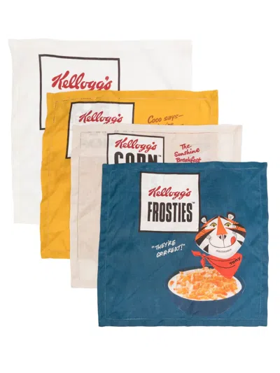 Anya Hindmarch Kellogg's Napkins (set Of Four)