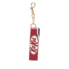 Anya Hindmarch X Kitkat Leather Key Charm In Red