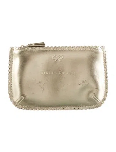 Pre-owned Anya Hindmarch Leather Cosmetic Bag