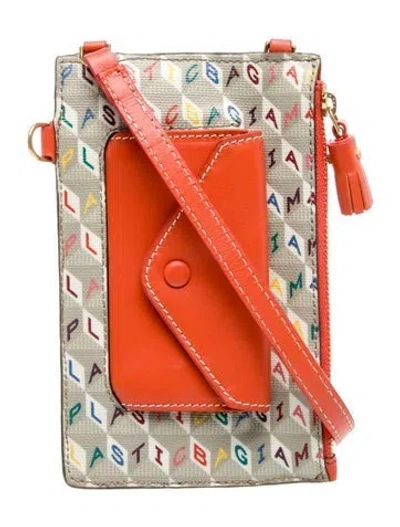 Pre-owned Anya Hindmarch Leather Crossbody Bag In Multi