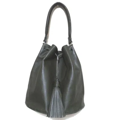 Pre-owned Anya Hindmarch Leather Handbag Shoulder Bag () In Green
