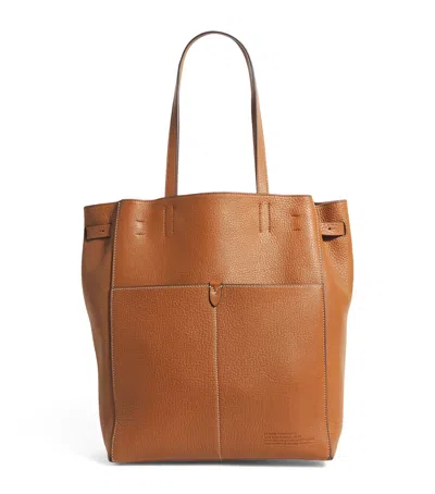 Anya Hindmarch Leather N/s Return To Nature Tote Bag In Beige