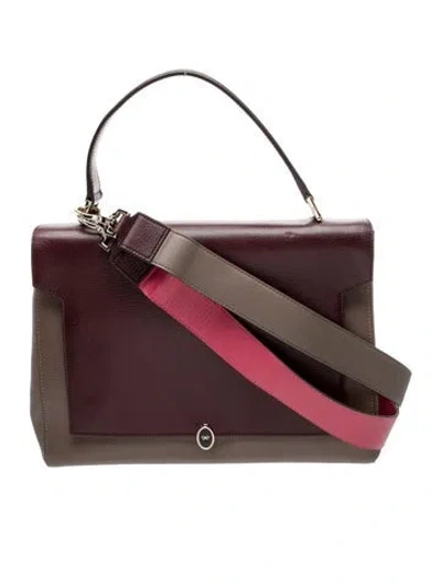 Pre-owned Anya Hindmarch Leather Shoulder Bag In Brown