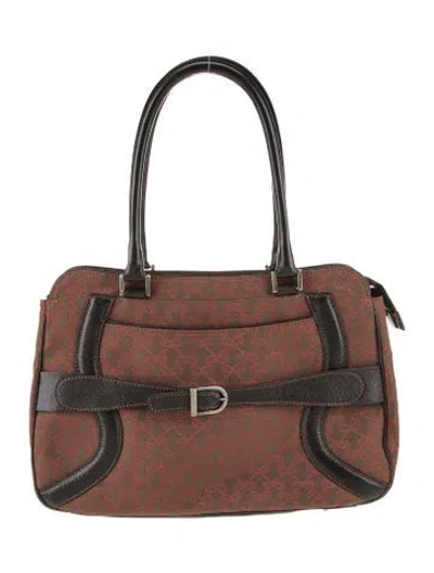 Pre-owned Anya Hindmarch Leather Shoulder Bag In Brown