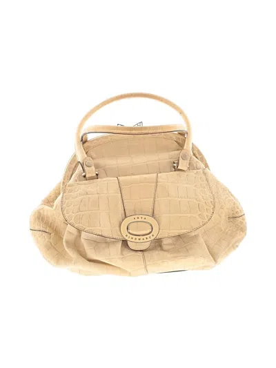 Pre-owned Anya Hindmarch Leather Shoulder Bag In Tan