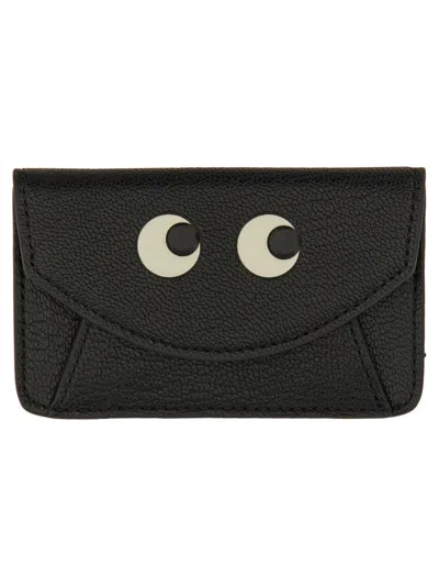 Anya Hindmarch Women Black Leather Card Holder
